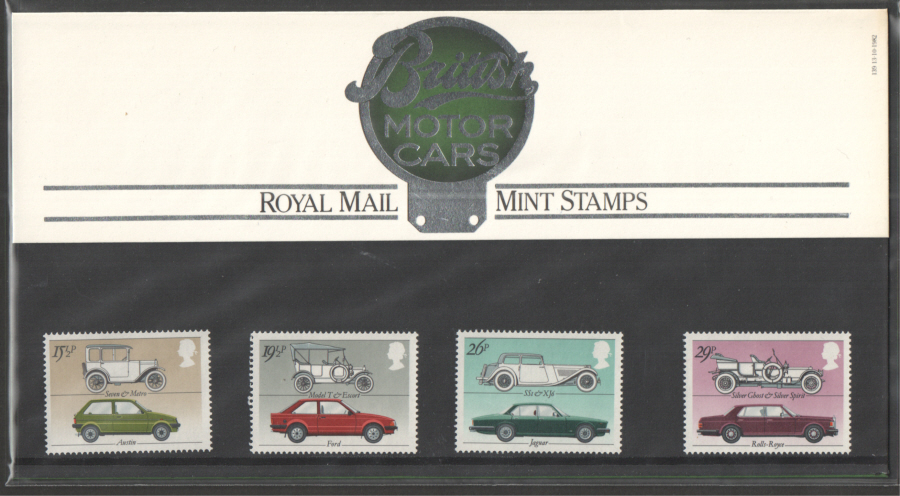 (image for) 1982 British Cars Royal Mail Presentation Pack 139